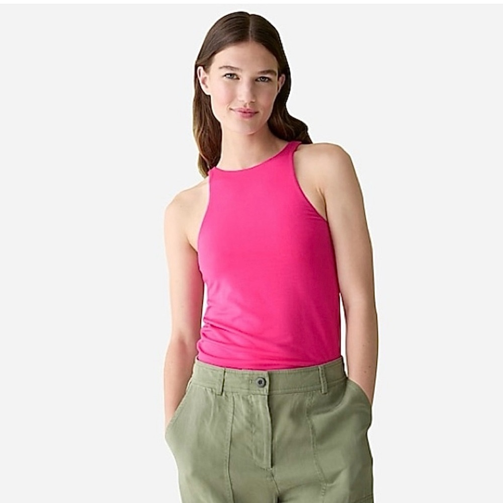 BNWT J-CREW FormKnit high-neck cutaway tank top Item BK304 Size XS